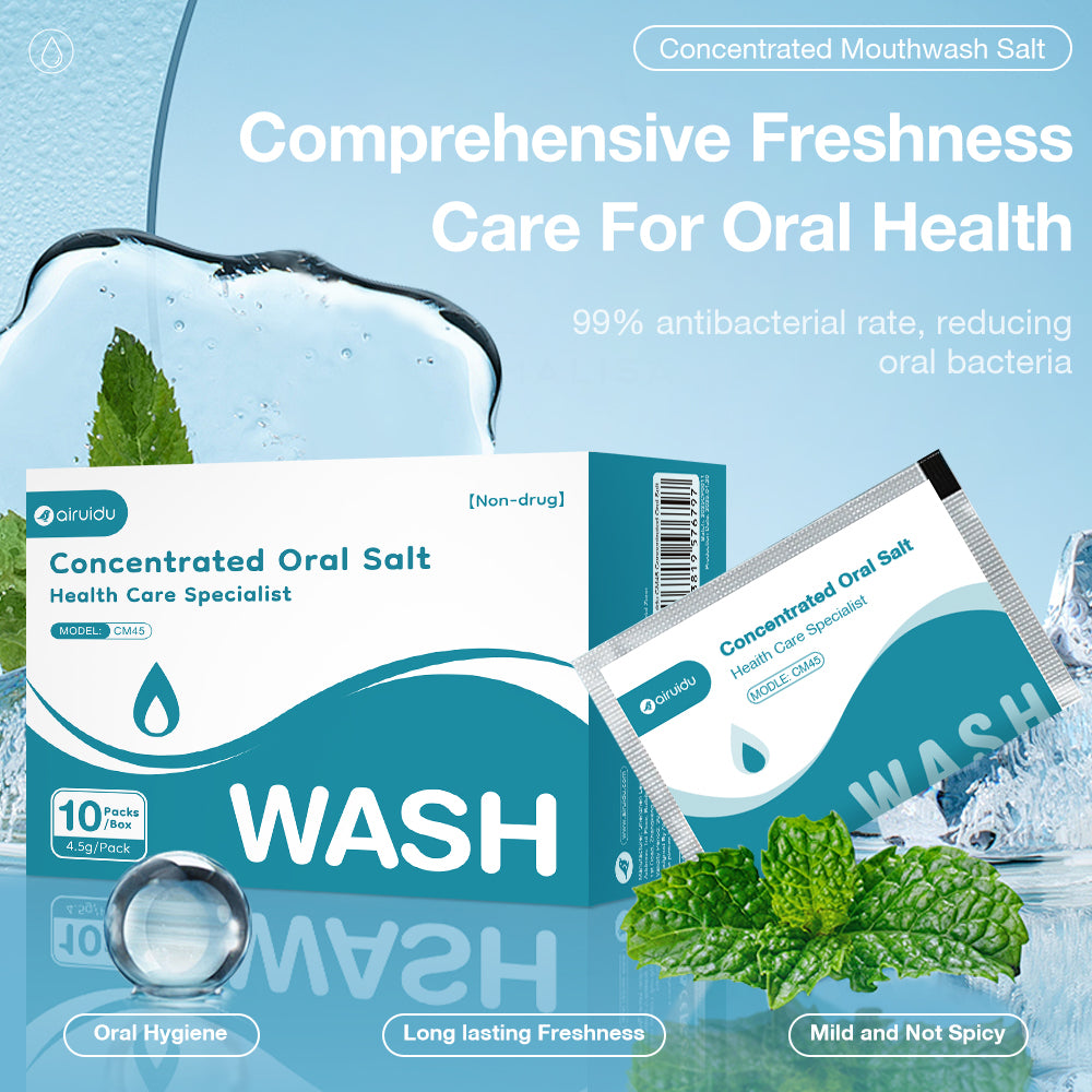 Airuidu U10CM45 Concentrated Mouthwash Salt 10 packets/box