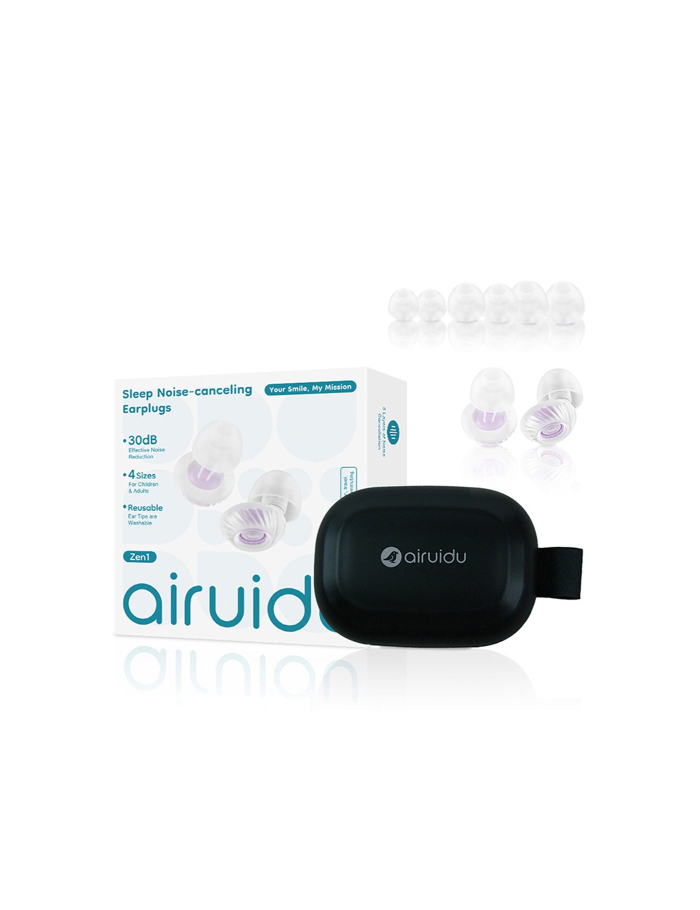 จุกอุดหูตัดเสียงรบกวน Airuidu Zen1 สำหรับการนอนหลับ