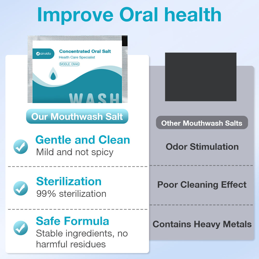Airuidu U10CM45 Concentrated Mouthwash Salt 10 packets/box